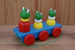 Froschfamilie bunt